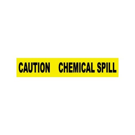 National Marker Co Printed Barricade Tape - Caution Chemical Spill PT42